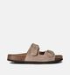 Laurent David Nu-pieds plates en Beige pour femmes (358091)