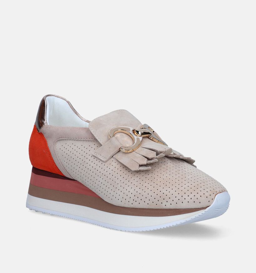 Nathan-Baume Chaussures à enfiler en Beige pour femmes (340359) - pour semelles orthopédiques