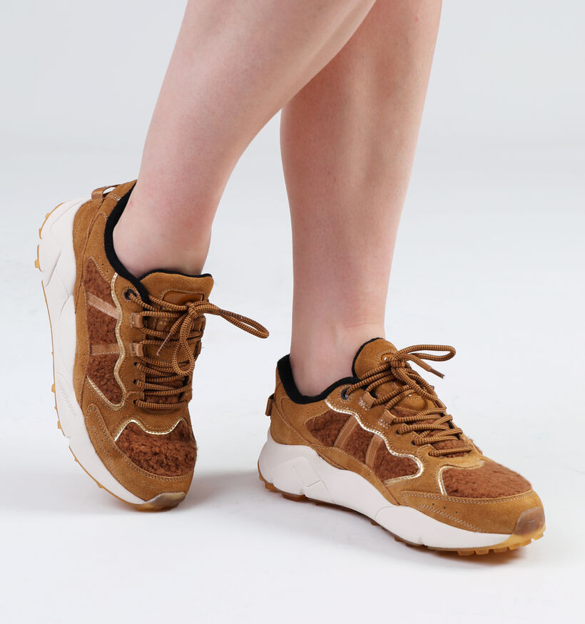 Scotch & Soda Mount W Baskets en Cognac pour femmes (345489) - pour semelles orthopédiques