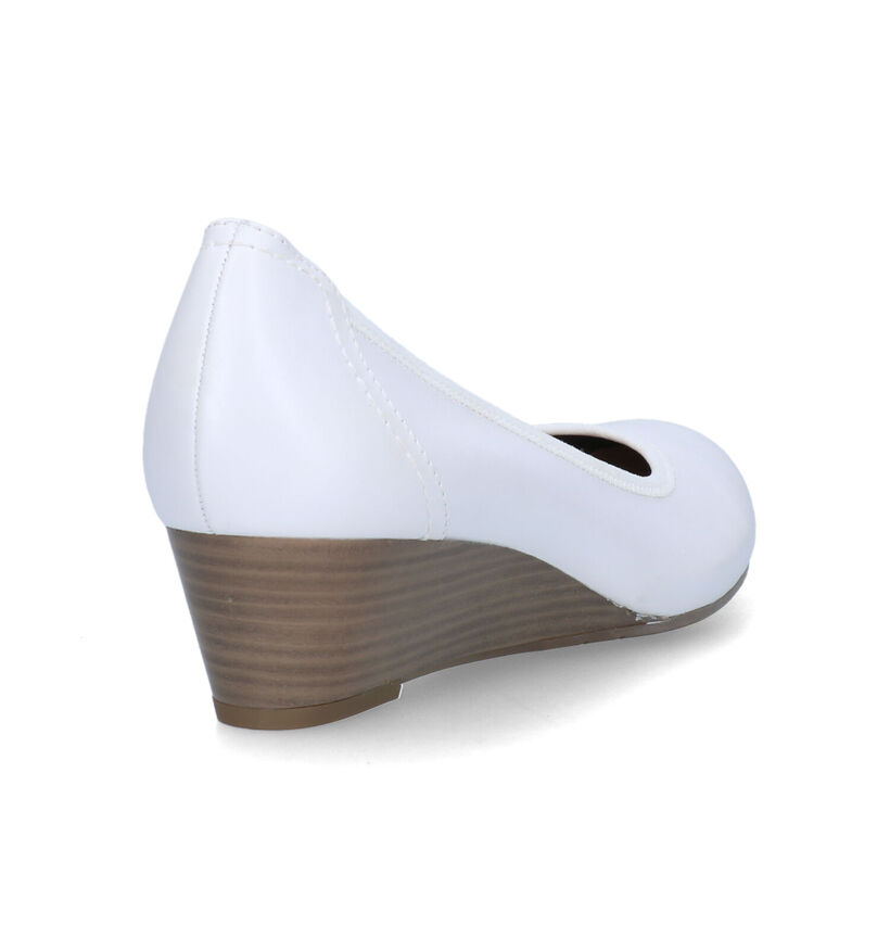 Tamaris Witte Pumps met sleehak voor dames (334258)