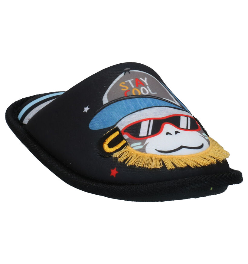 Marline Pantoufles ouvertes en Noir pour filles (296140)