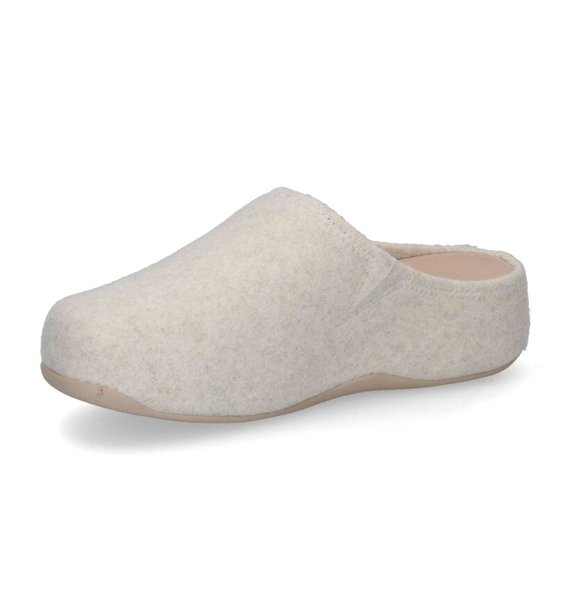 FitFlop Shuv Felt Grijze Pantoffels voor dames (313553)