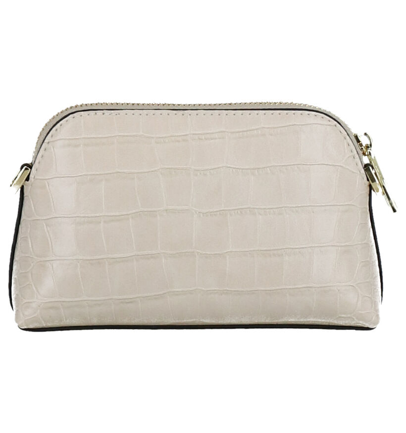 Kisses of Pearl Paula Beige Crossbody Tas in kunstleer (273754)