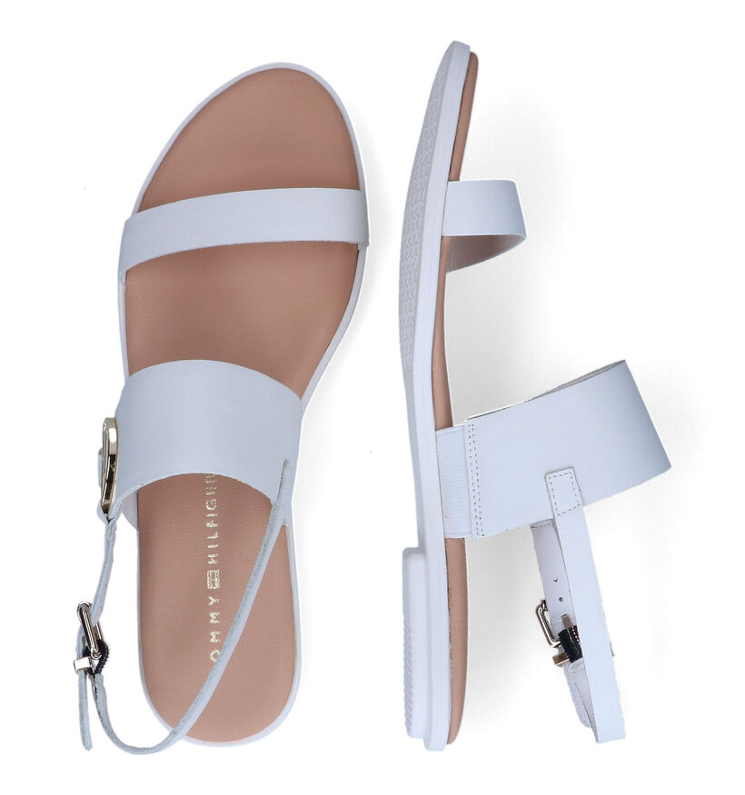 Tommy Hilfiger Round Flat Sandales en Noir pour femmes (303980)