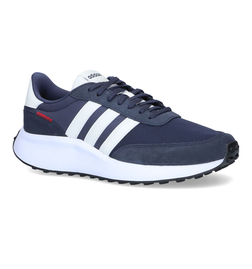 adidas Run 70S Baskets en Noir en daim (302028)