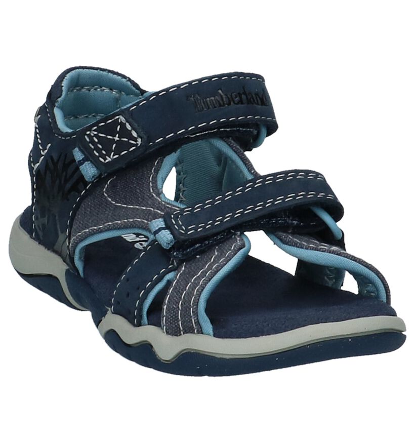 Donkerblauwe Sandalen Timberland Park Hopper in stof (244301)