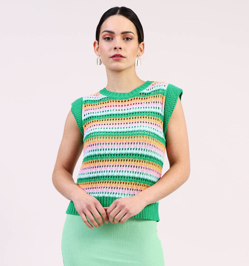 Vila Alania Débardeur crochet en Vert (327188)