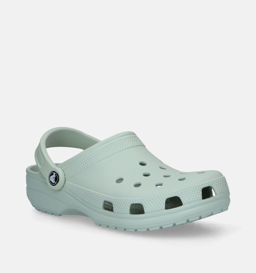 Crocs Classic Nu-pieds en Vert pour femmes (341353)