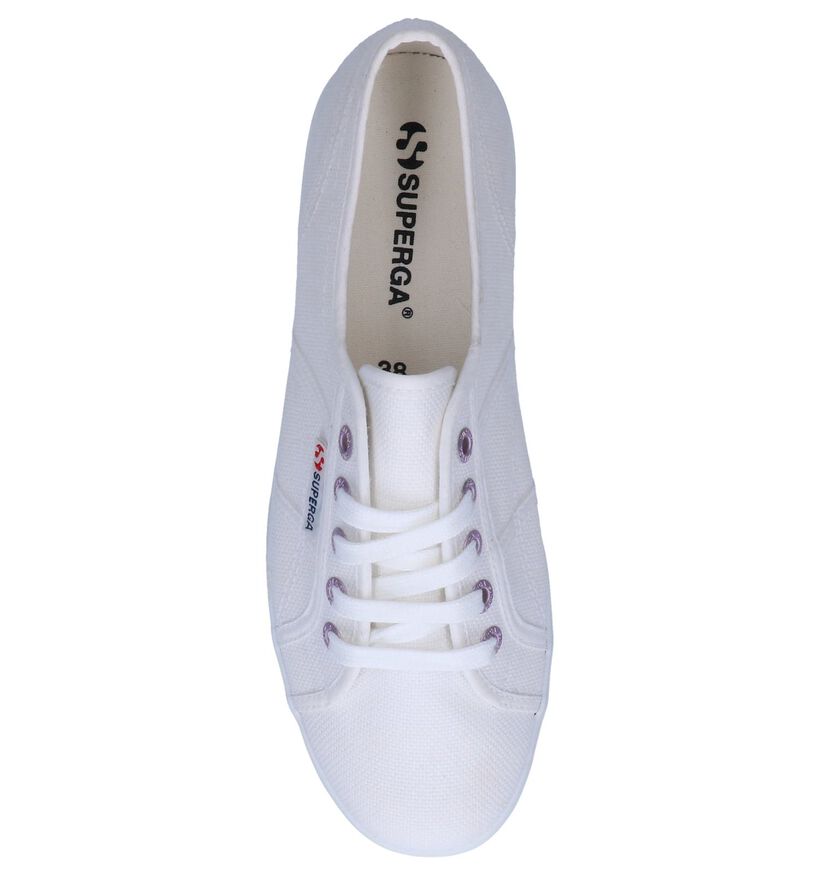 Superga Baskets basses en Blanc en textile (243129)