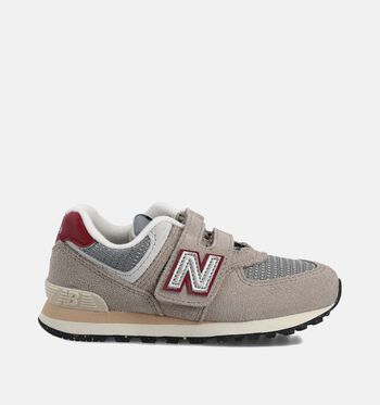 New Balance 574 Low Sneakers Arid Stone/ Monarch Burgundy