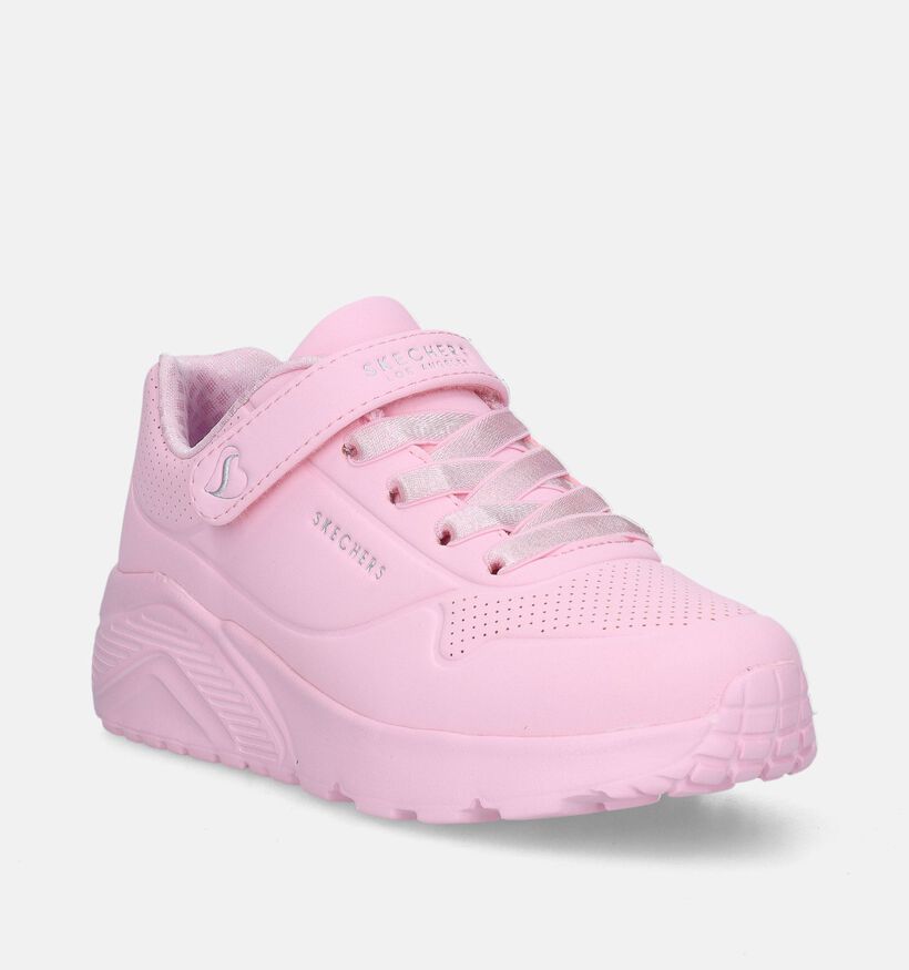Skechers Lite Frosty Vibe Roze Sneakers voor meisjes (341338)