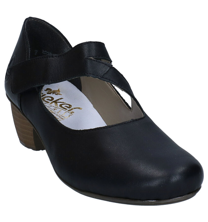 Rieker Blauwe Pumps in leer (271862)