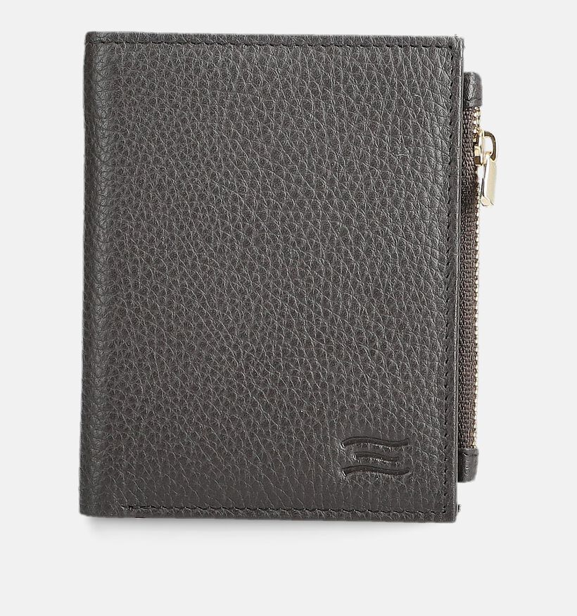 Crinkles Bruine Portemonnee met Rits voor dames (381773)