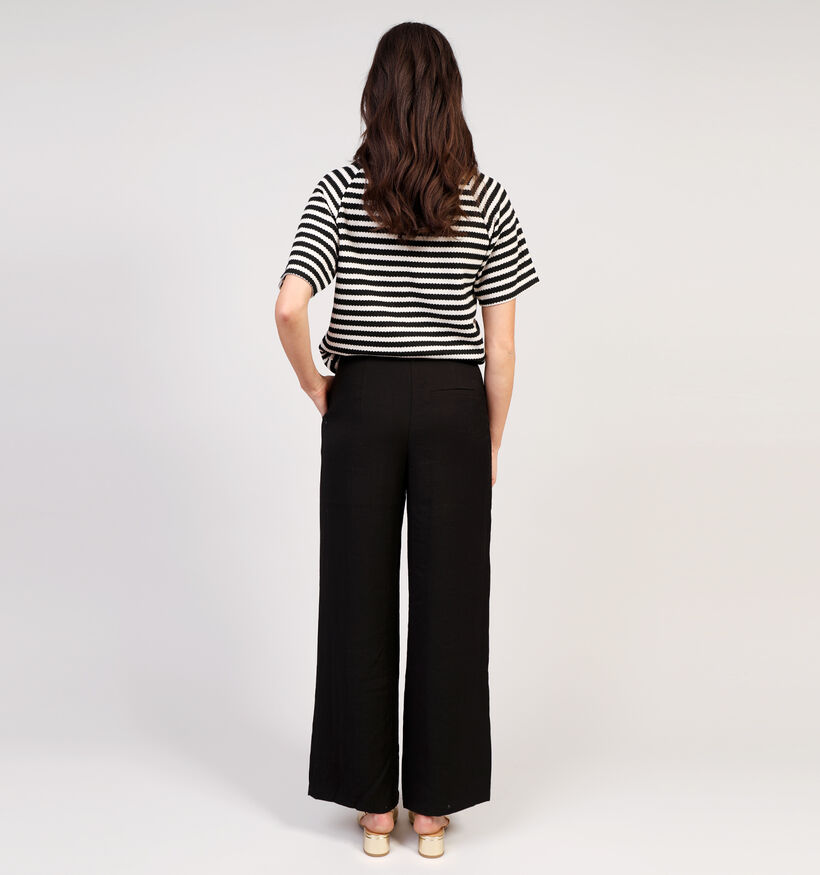 JDY Zenya Pantalon large en Noir L32 pour femmes (351381)
