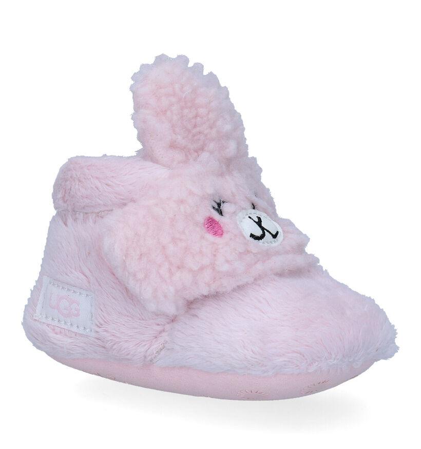 UGG Bixbee Llama Stuffie Pantoufles en Ecru en textile (294883)