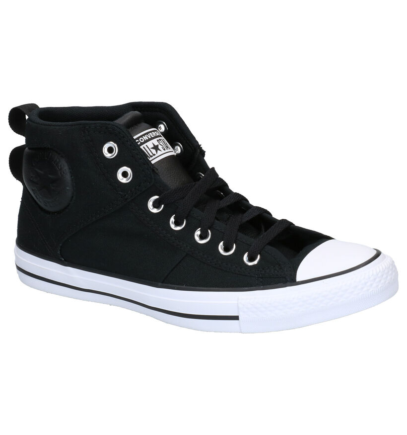 Converse Chuck Taylor AS Baskets en Noir en textile (266460)