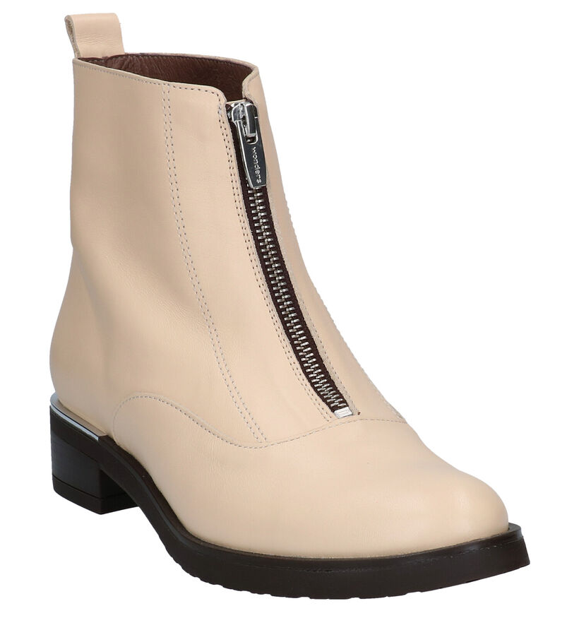Wonders Bottes en Ecru en cuir (298917)
