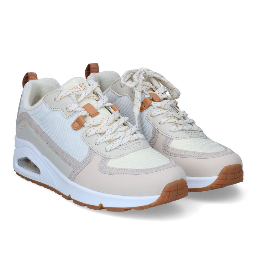 Skechers Uno Grijze Sneakers voor dames (295694)