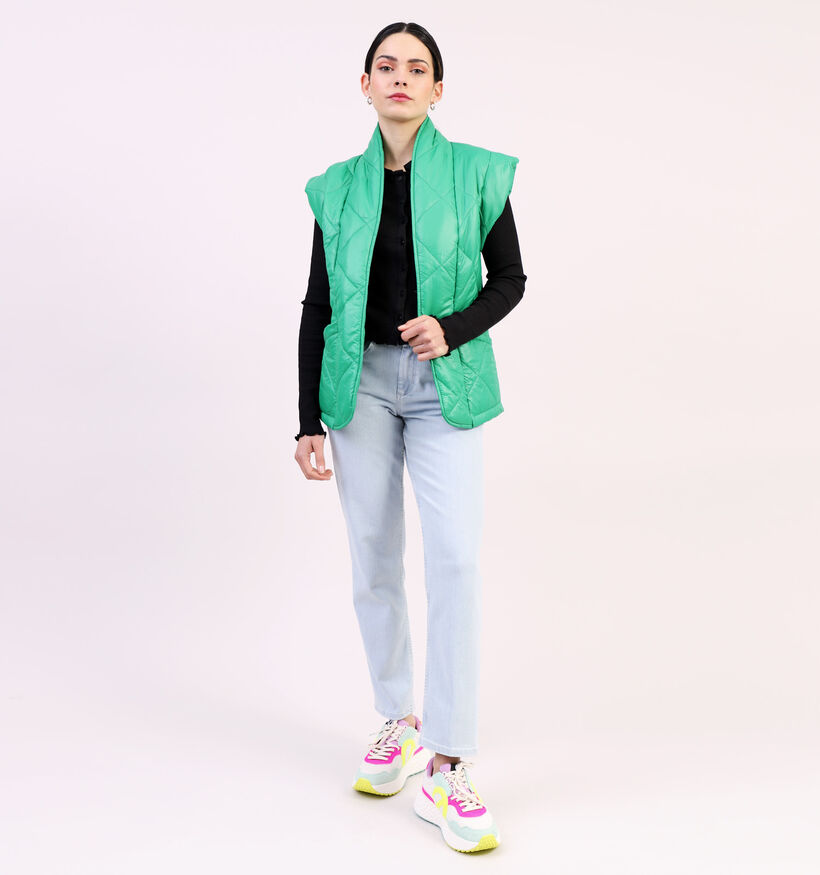 Dolce C. Veste sans manches en Vert pour femmes (330569)