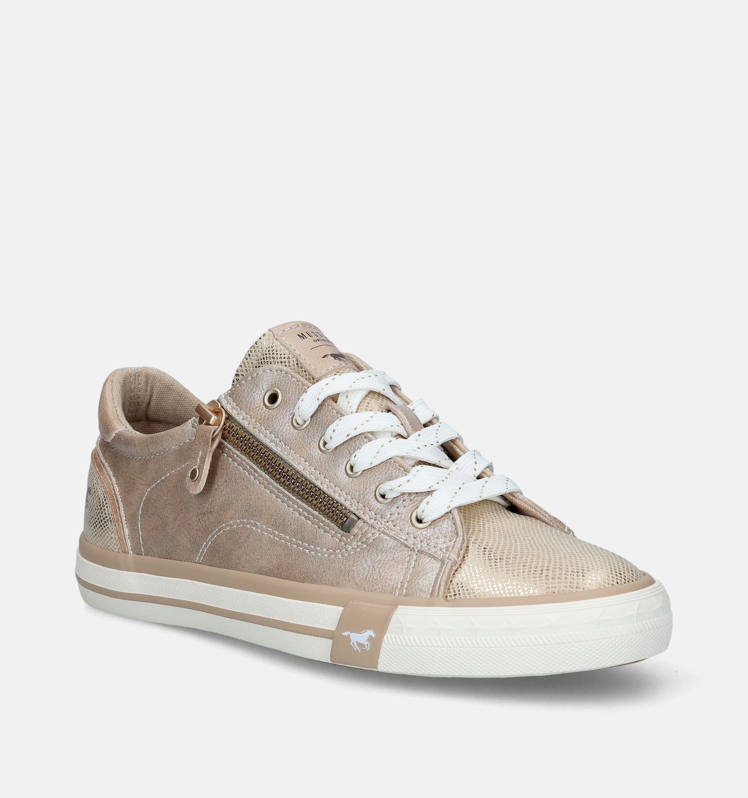 Mustang Gouden Sneakers Dames Sneakers Online op TORFS.BE