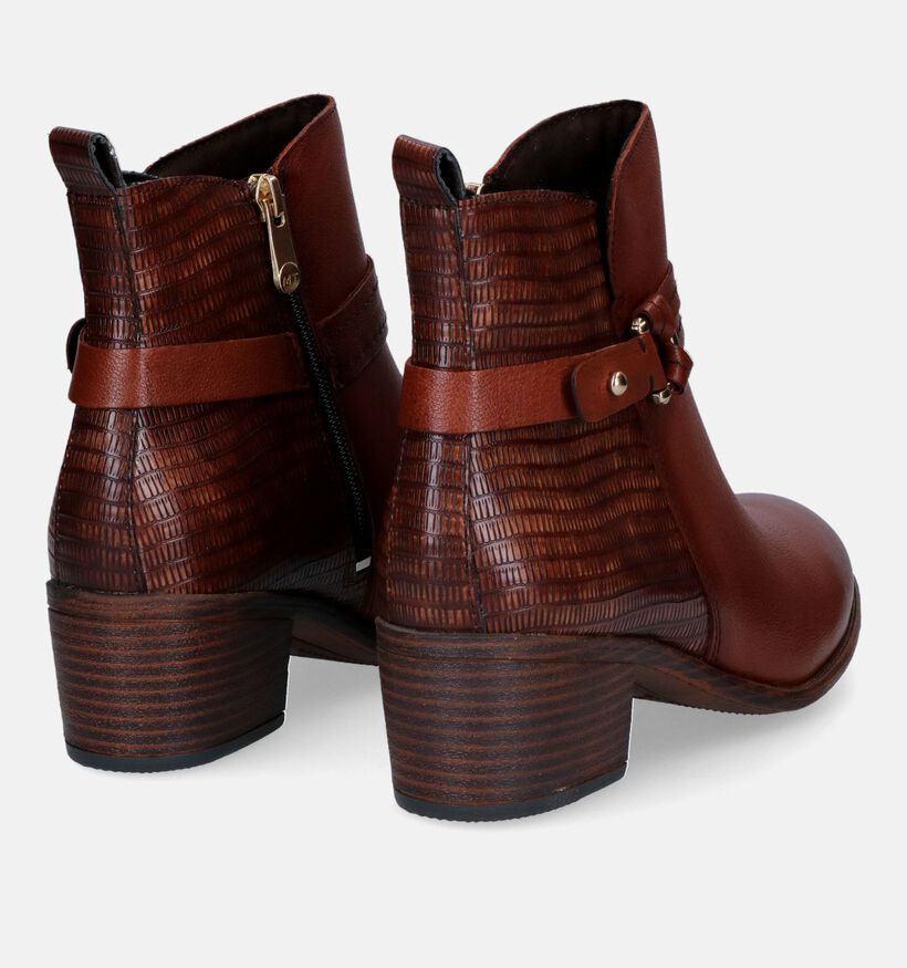 Marco Tozzi Bottines plates en Marron pour femmes (315362)