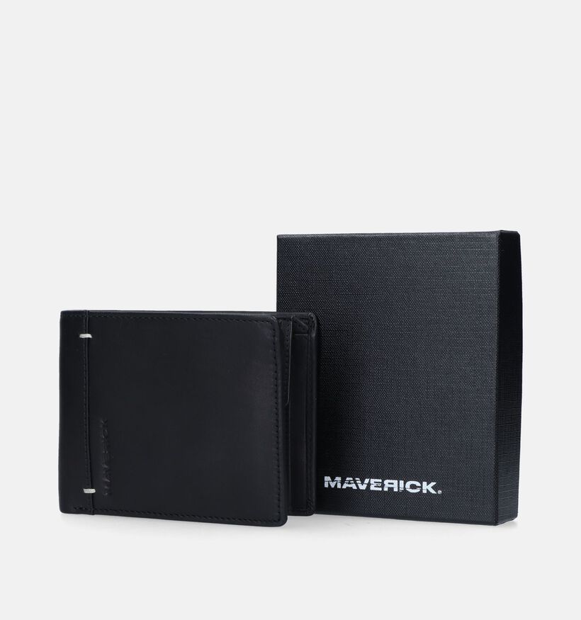 Maverick Porte-monnaie en Noir pour hommes (365808)