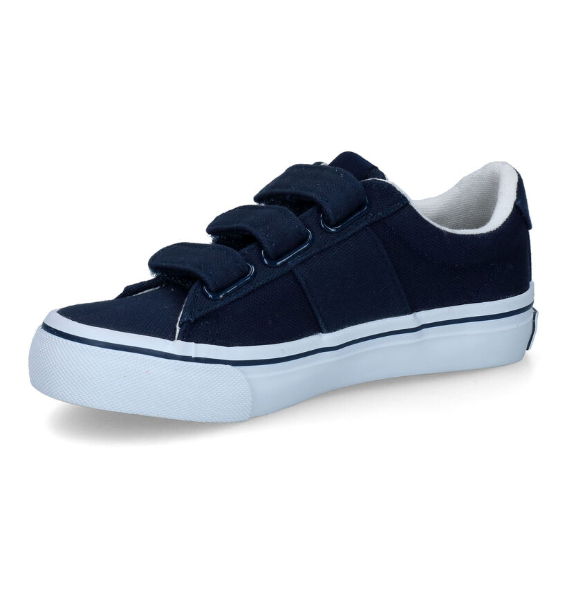 Polo Ralph Lauren Sayer Blauwe Sneakers in stof (304019)