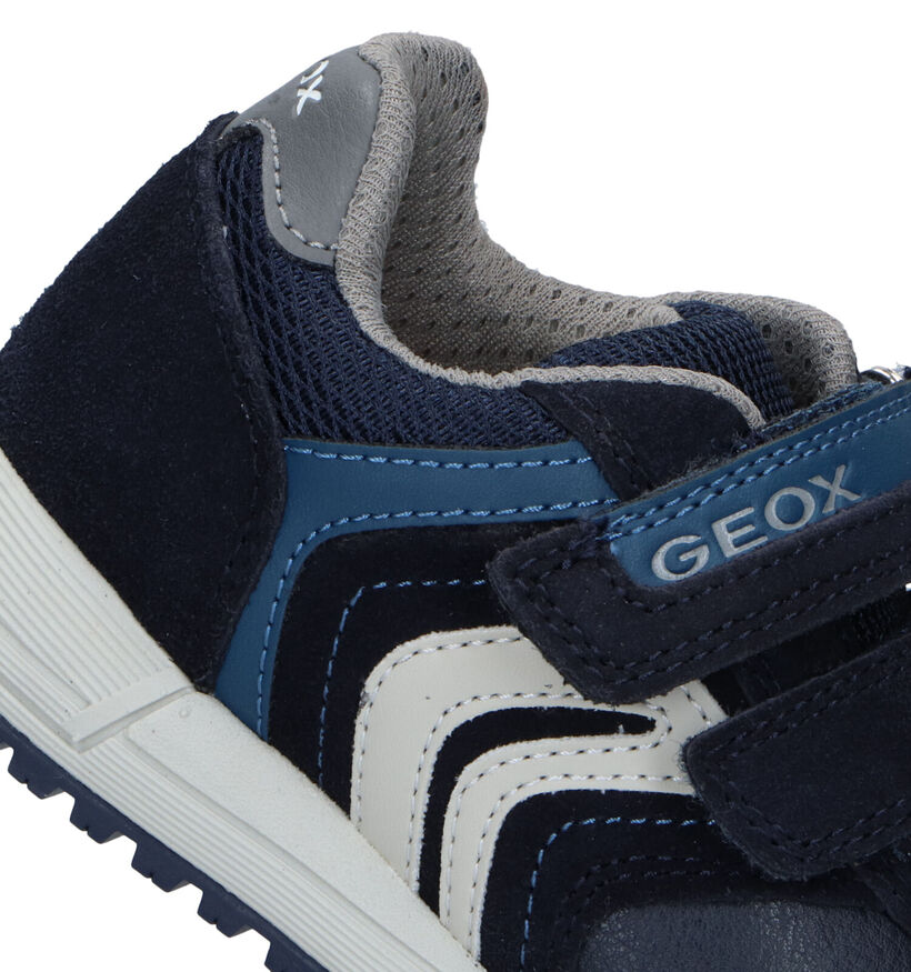 Geox Alben Blauwe Velcroschoenen voor jongens (326601) - geschikt voor steunzolen