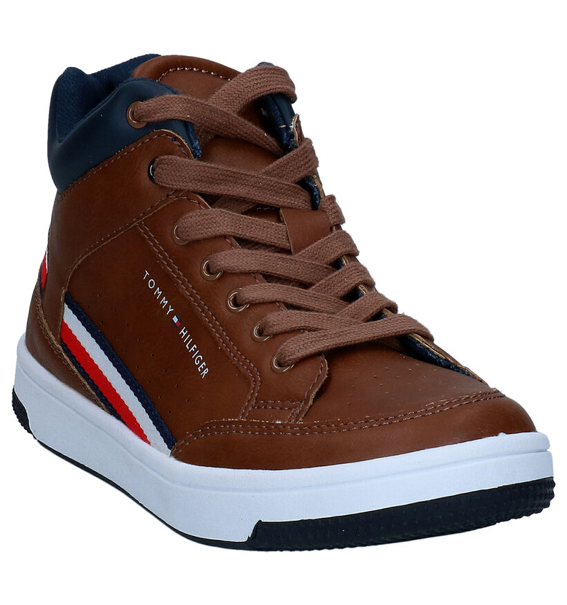 Tommy Hilfiger Chaussures hautes en Cognac en simili cuir (295395)