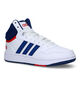 adidas Hoops Mid 3.0 Witte Hoge Sneakers in kunstleer (311334)