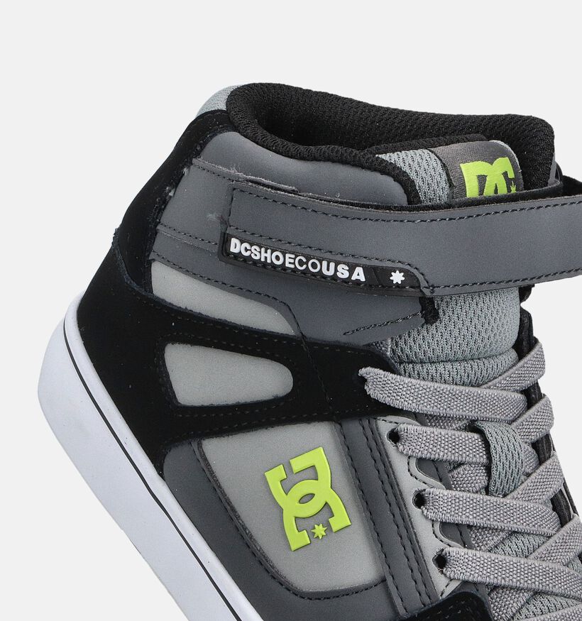DC Pure Baskets montantes en Gris pour filles, garçons (360791) - pour semelles orthopédiques