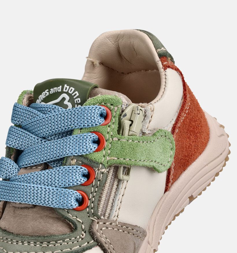 STONES and BONES Coly Baskets pour b&eacute;b&eacute; en Vert pour gar&ccedil;ons (373741) - pour semelles orthop&eacute;diques