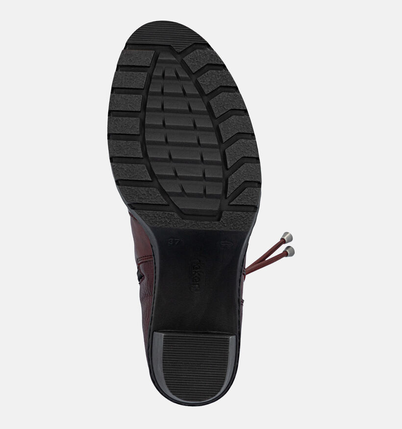 Rieker Bottines en Bordeaux pour femmes (377930)