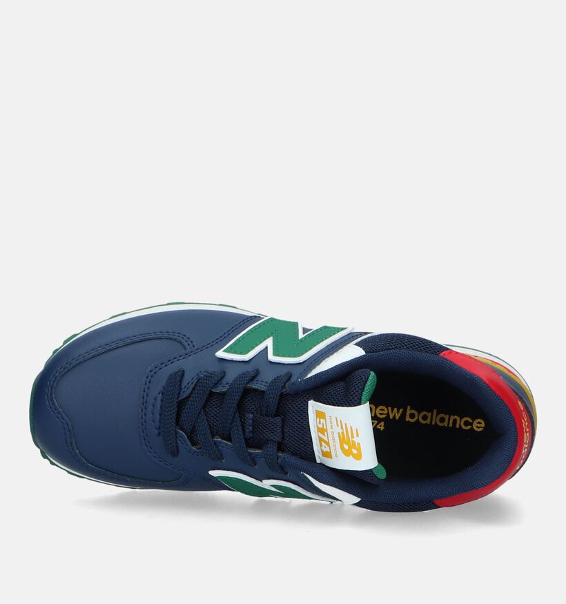 New Balance GC574 Blauwe Sneakers voor jongens, meisjes (327758) - geschikt voor steunzolen