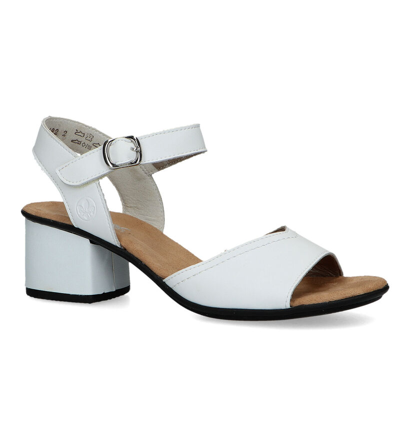 Rieker Witte Sandalen voor dames (323648)