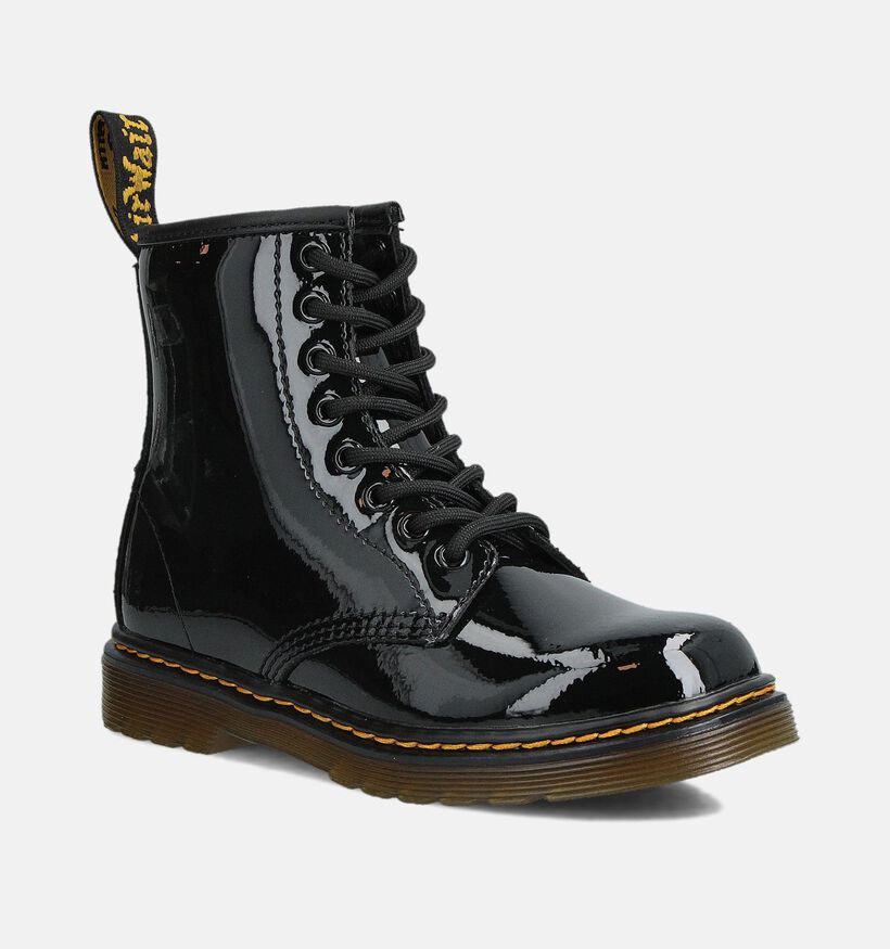 Dr. Martens 1460 Boots &agrave; lacets en Noir pour filles (375974)