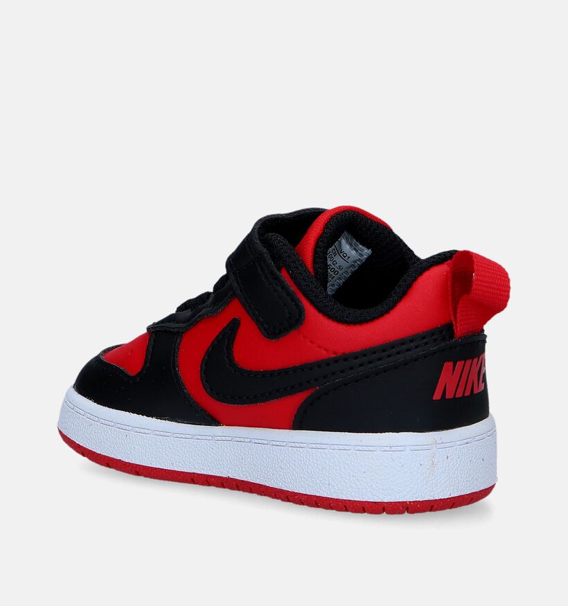 Nike Court Borough Low 2 TD Zwarte Babysneakers voor jongens, meisjes (334912)