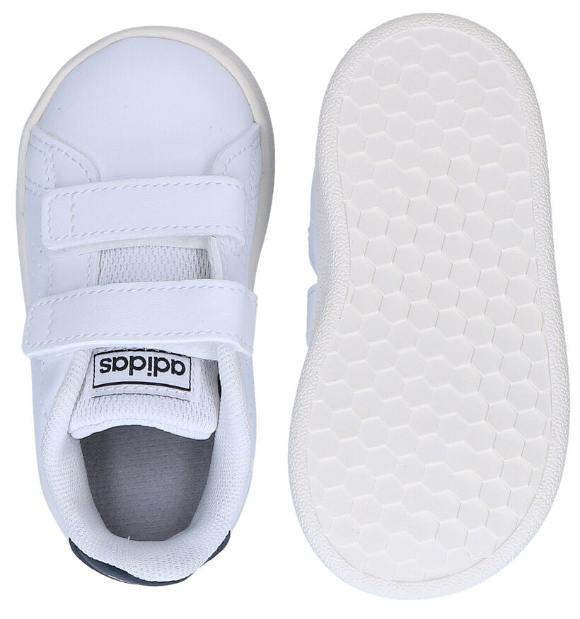 adidas Advantage I Baskets pour bébé en Blanc en simili cuir (284598)