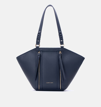 Laurent David Handtassen Taupe/Blauw