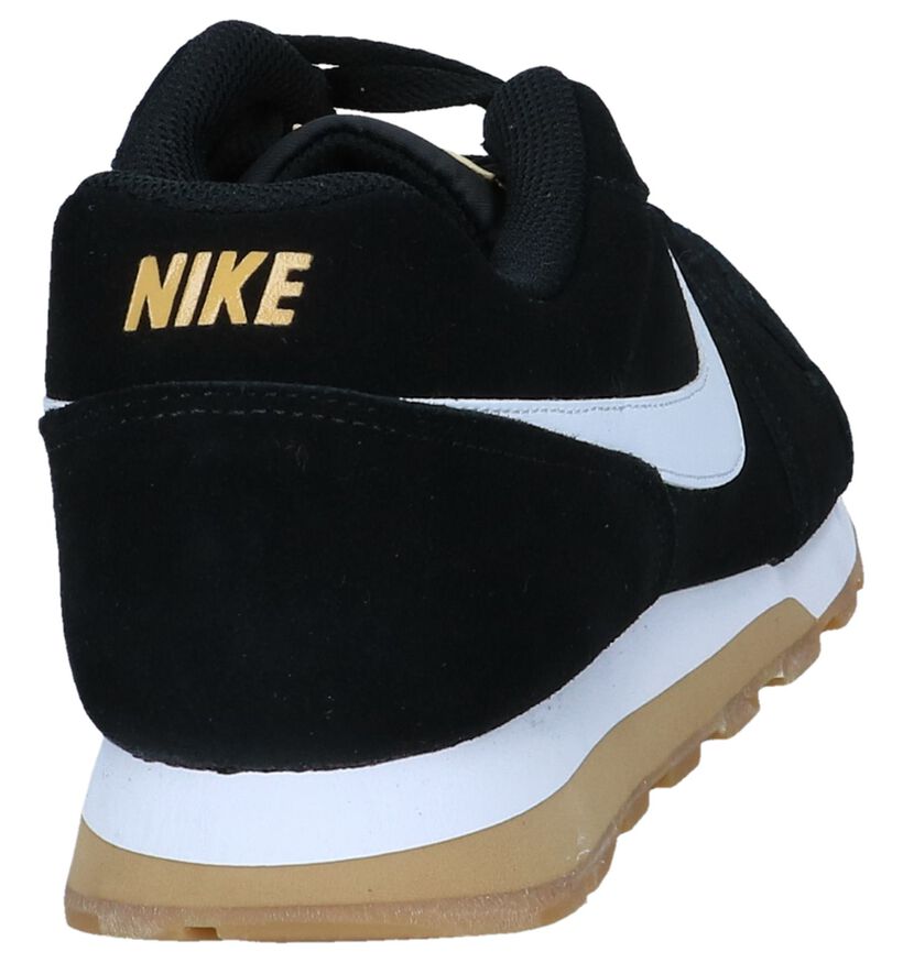 Zwarte Sneakers Nike MD Runner 2 in daim (237855)