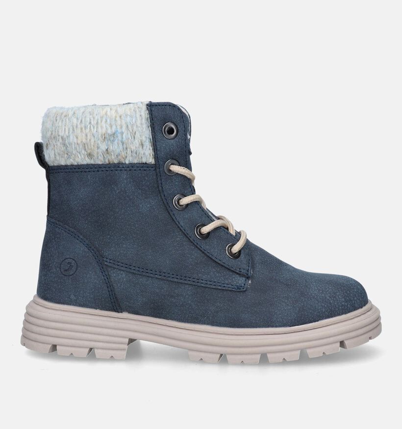 SJ Blauwe Bottines voor meisjes (329511) - geschikt voor steunzolen