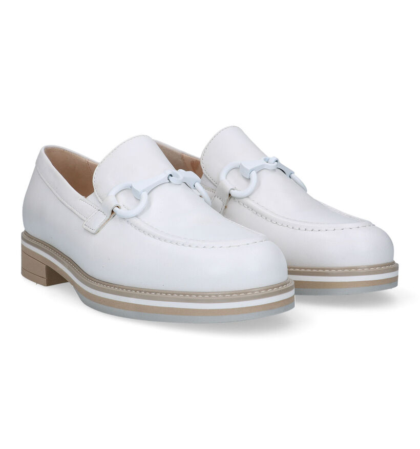 Gabor OptiFit Mocassins en Blanc pour femmes (323250) - pour semelles orthopédiques