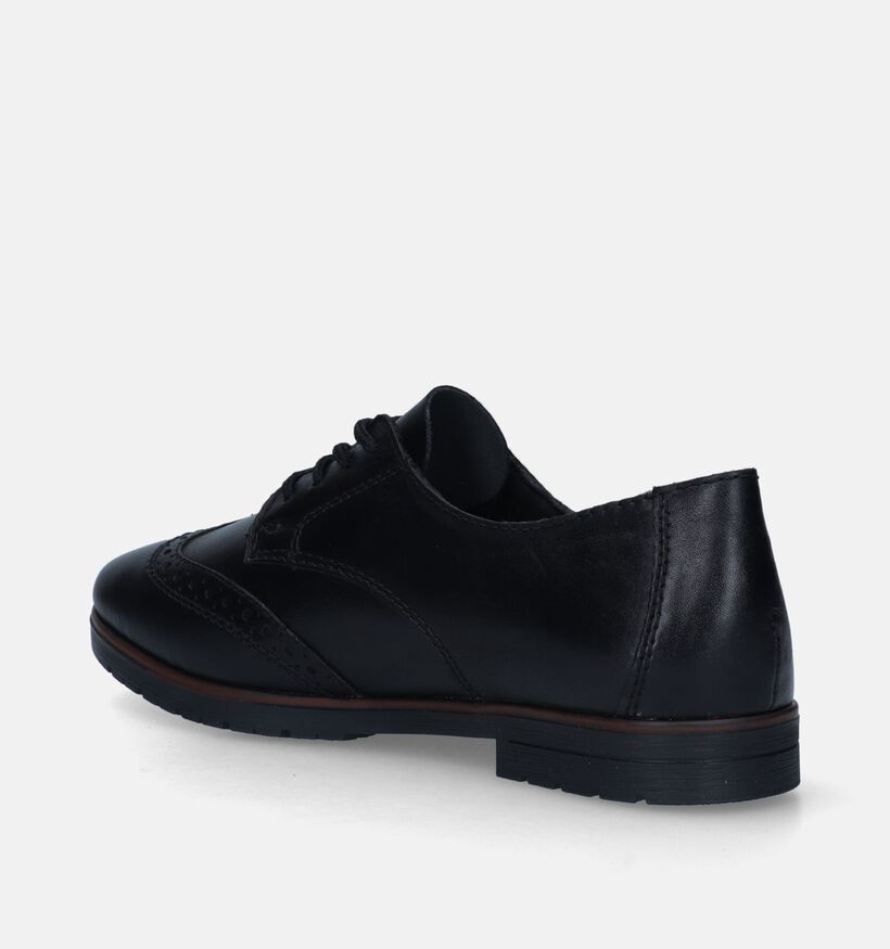 Rieker Chaussures à lacets en Noir pour femmes (344404)