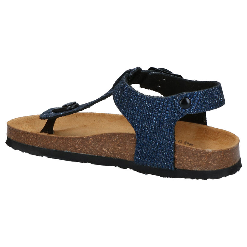 Plakton Bali Sandales en Bleu en simili cuir (271798)