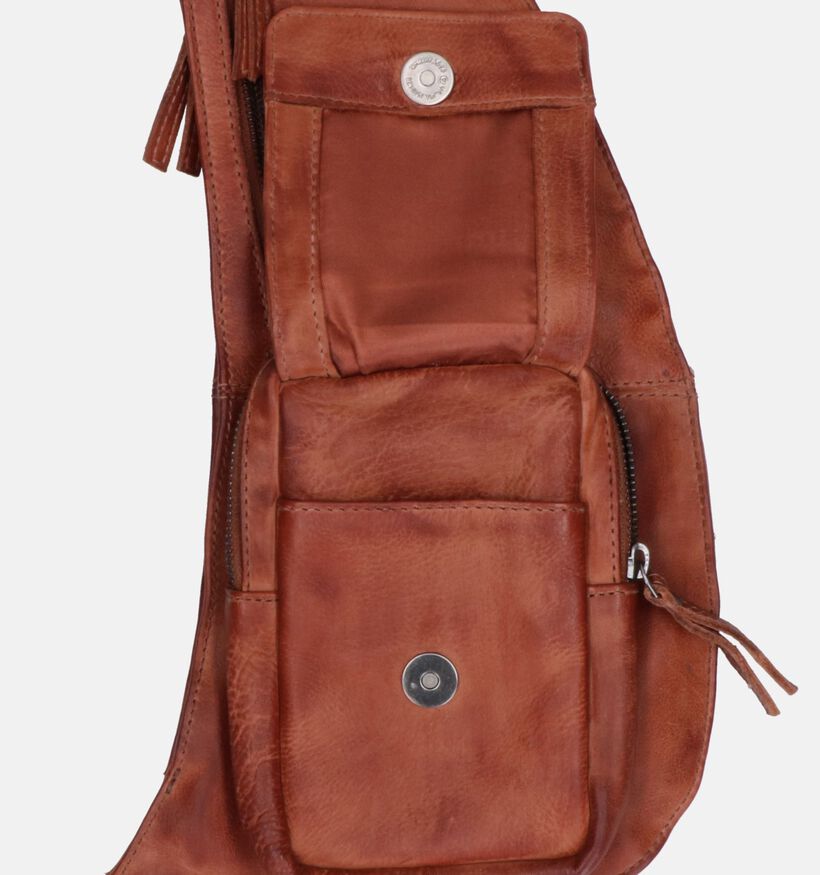 Bear Design Cognac Crossbody tas voor dames (350774)