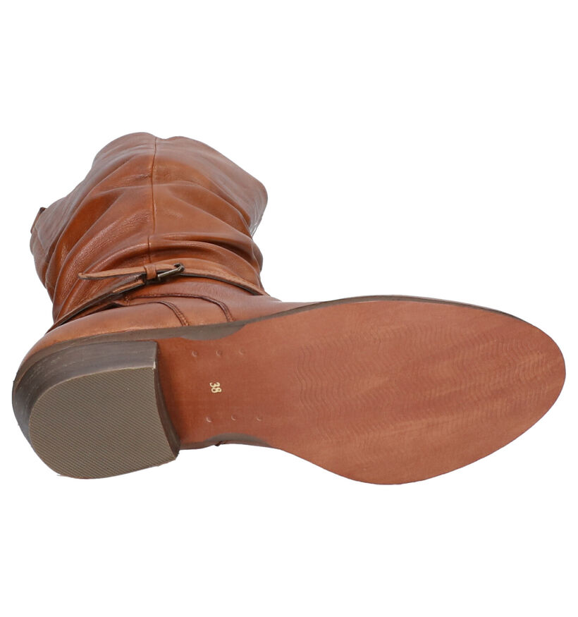 SPM Cognac Laarzen in leer (257784)