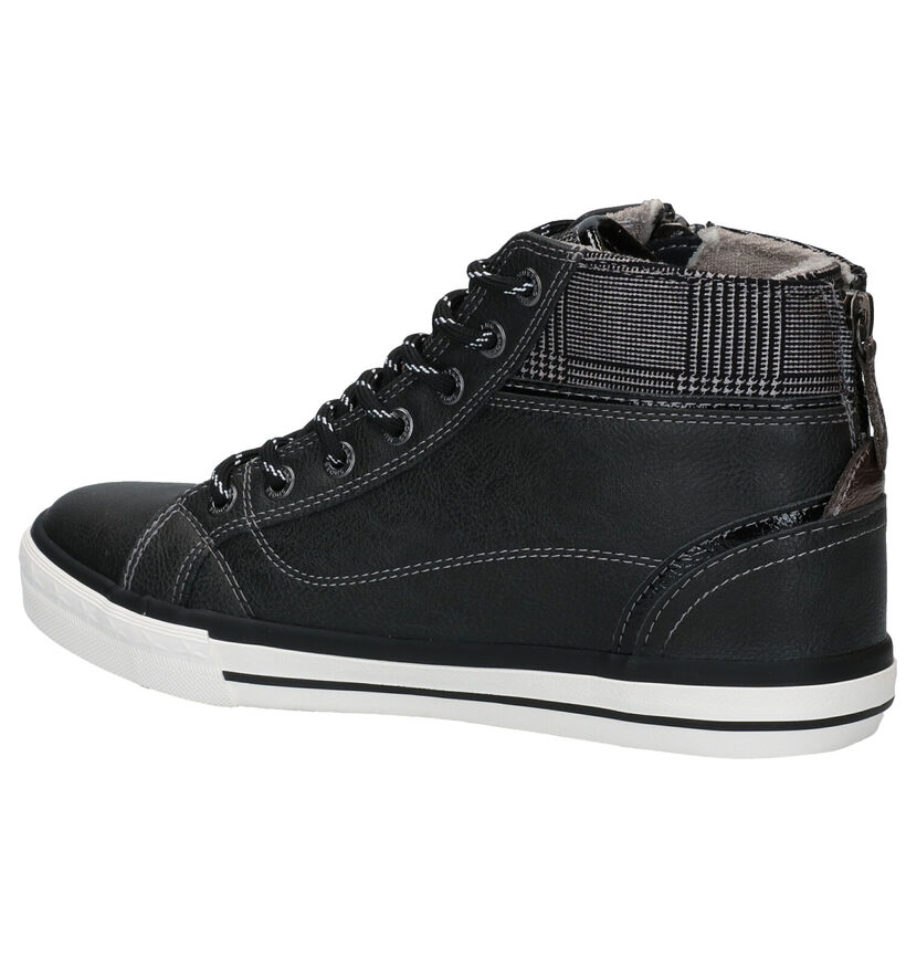 Mustang Grijze Hoge Sneakers voor dames (294326)