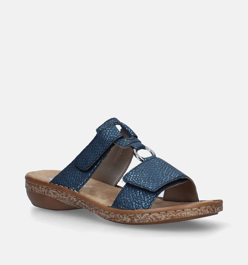 Rieker Blauwe Slippers voor dames (354943)