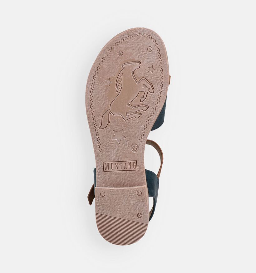Mustang Blauwe Sandalen voor dames (372124)