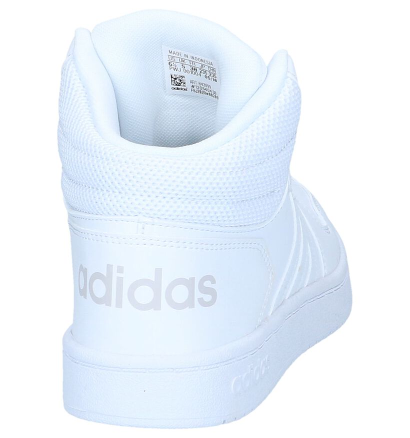 adidas Hoops Witte Sneakers voor dames (300158)